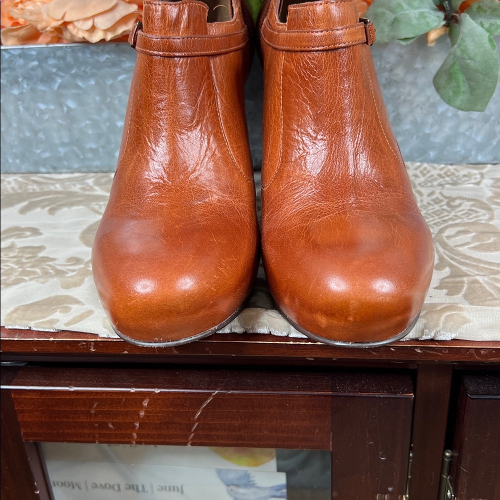 Anthropologie Size 10 SCHULER & SONS Steeplechase Bootie LIKE NEW! - Picture 4 of 14